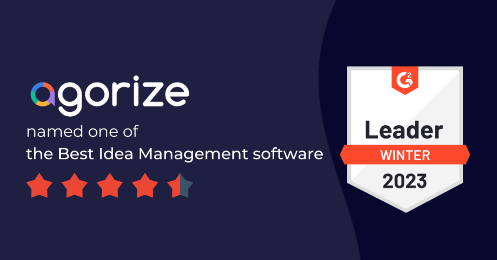 Agorize is Idea management software leader on G2