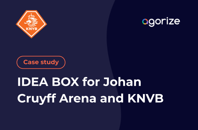 IDEA BOX for Johan Cruyff Arena and KNVB