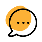 yellow chat icon