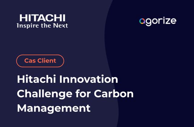 vignette du cas client hitachi innovation challenge for carbon management