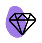 purple diamond icon