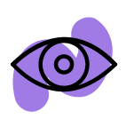 purple eye