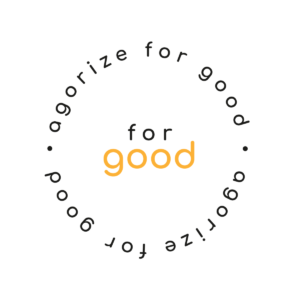 Innovate for good label