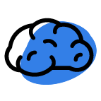 blue brain icon