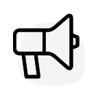 grey communication icon