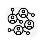 grey people network icon