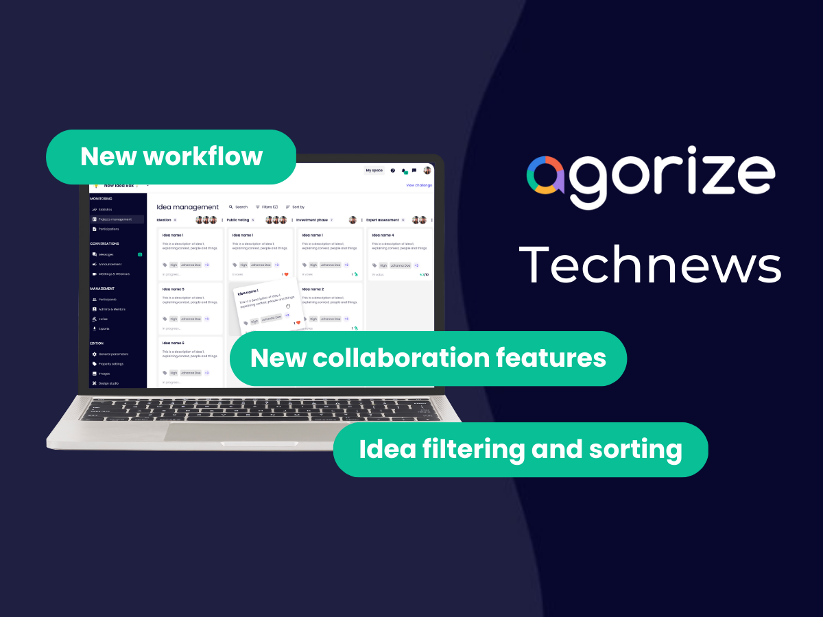 agorize product update november 2022