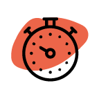 red stopwatch icon