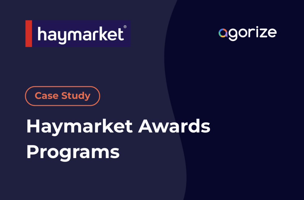 Awards Programs case study Haymarket